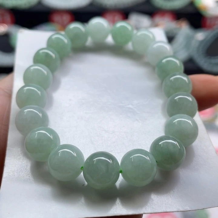 未镶嵌手链翡翠卡10有纹裂