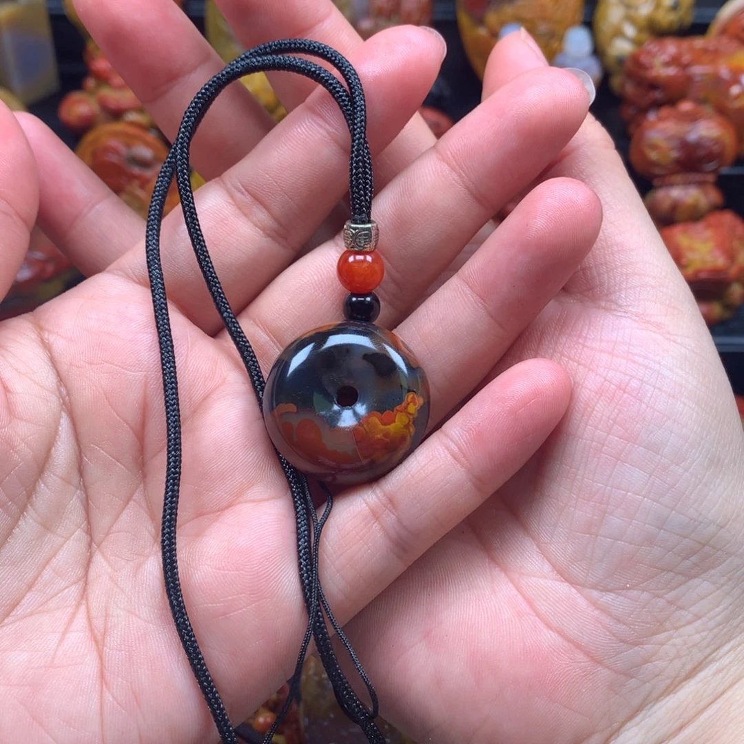 玛瑙/玉髓颈饰未镶嵌胖**哥