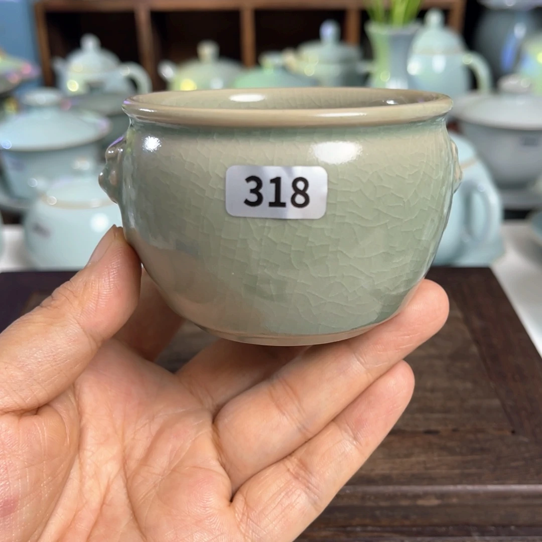 汝州原矿原釉杯杯318