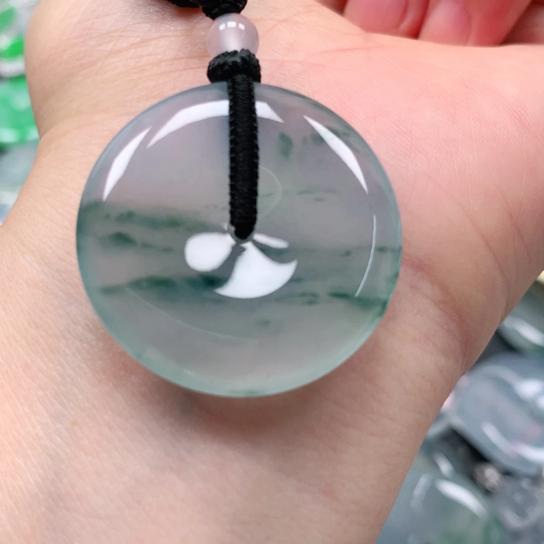 颈饰未镶嵌翡翠天然翡翠