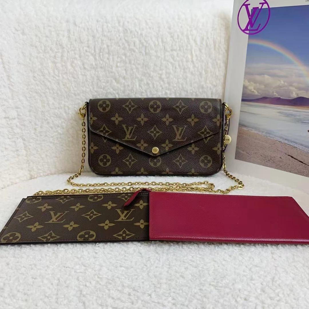 99新 LouisVuitton/路易威登 壹臻/老花三合一16年 77098097
