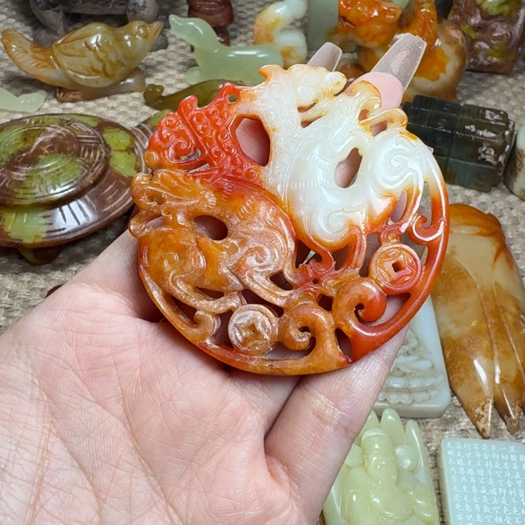 白玉菩提吊坠挂件
