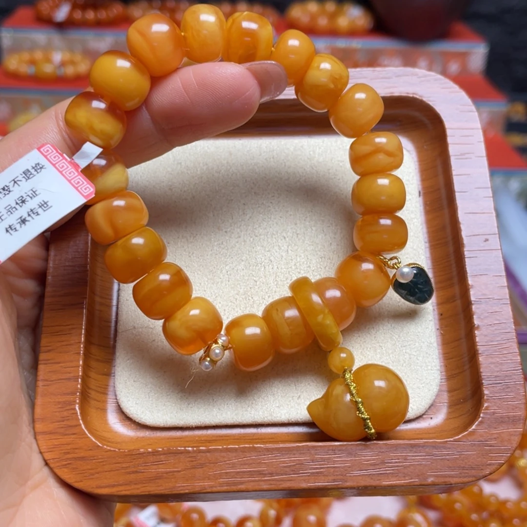 手链蜜蜡未镶嵌手串
