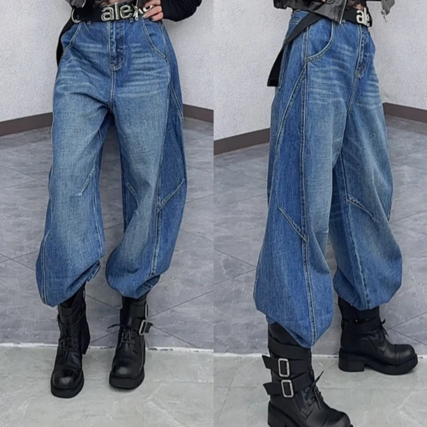 阿珍服饰店 新款时尚百搭牛仔裤#0021