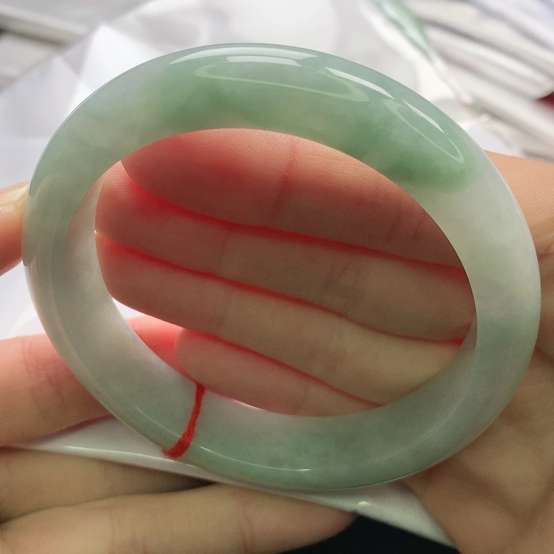 翡翠未镶嵌手镯缅甸5960