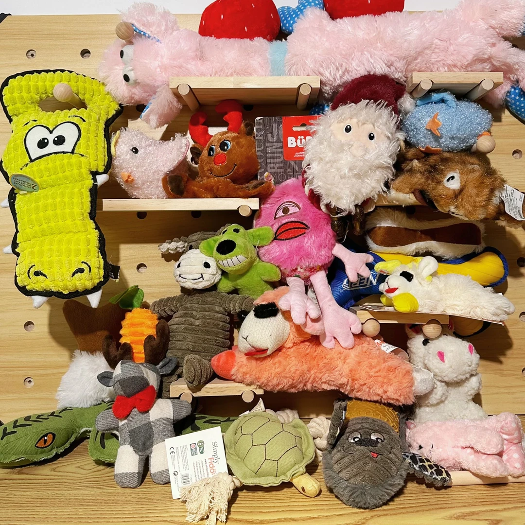【直播专属】外贸尾货宠物毛绒发泄磨牙玩具（默认微瑕)