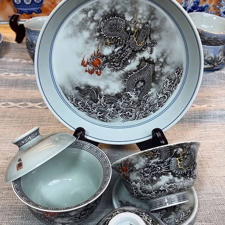 常***见景德镇陶瓷高温套组