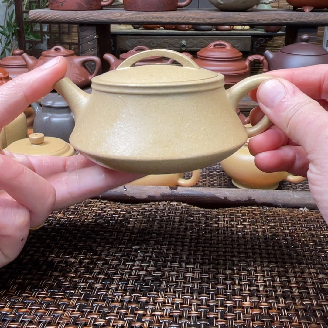 紫砂茶壶宜兴原矿紫砂手工制150