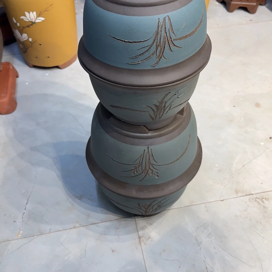 紫砂花盆口径18.12/14.10口径