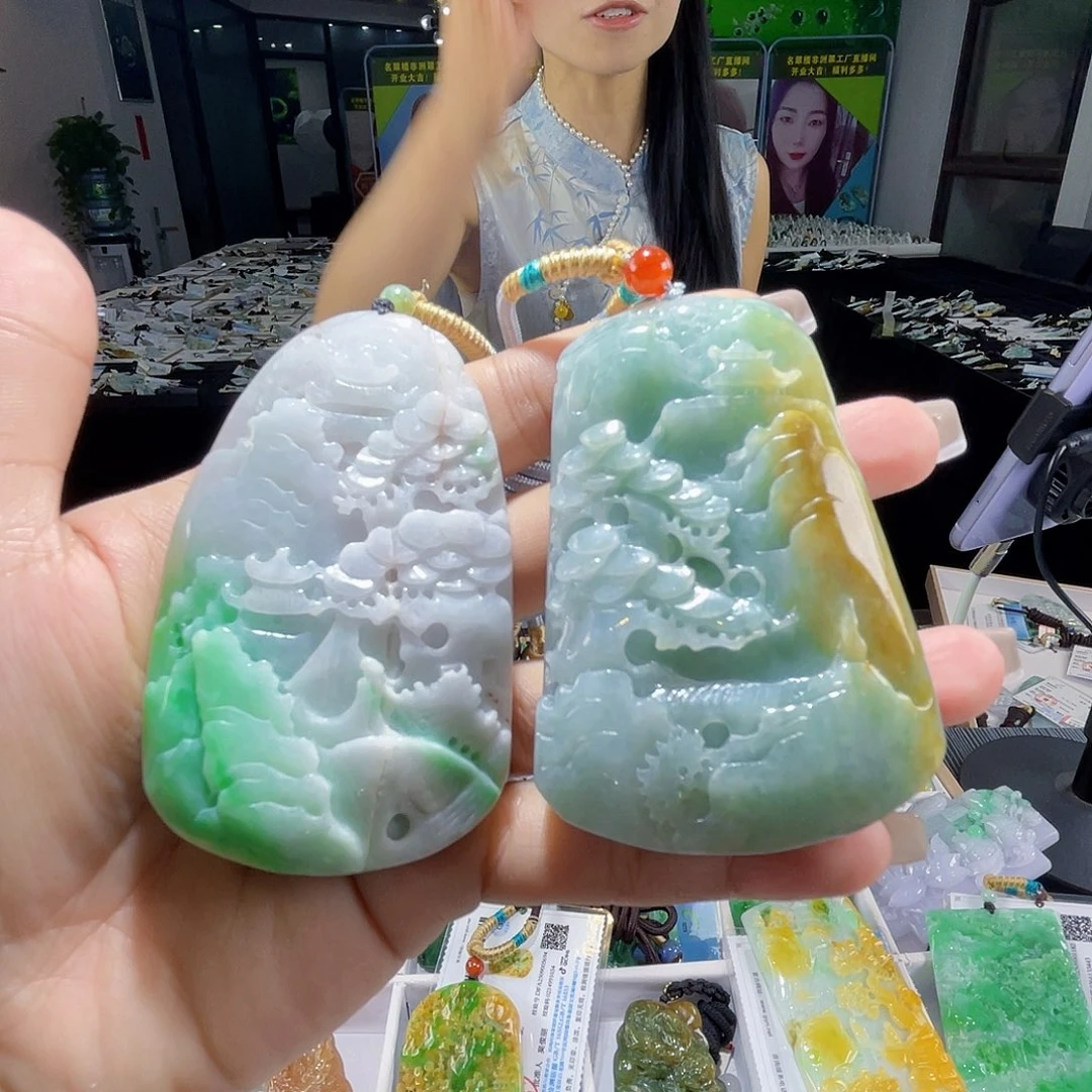 颈饰未镶嵌翡翠多样性随机发货