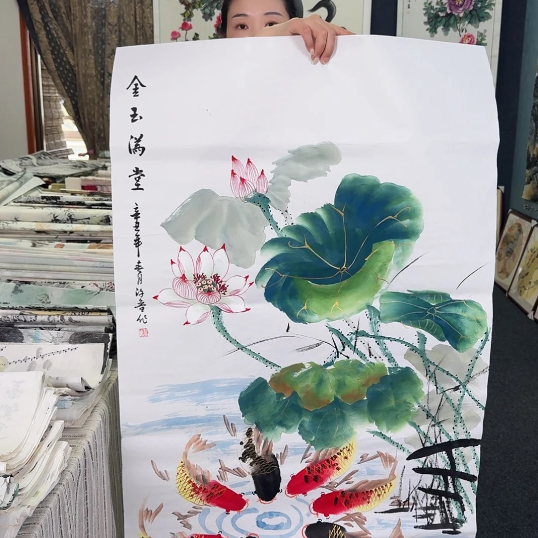 纯手绘国画作品欣赏