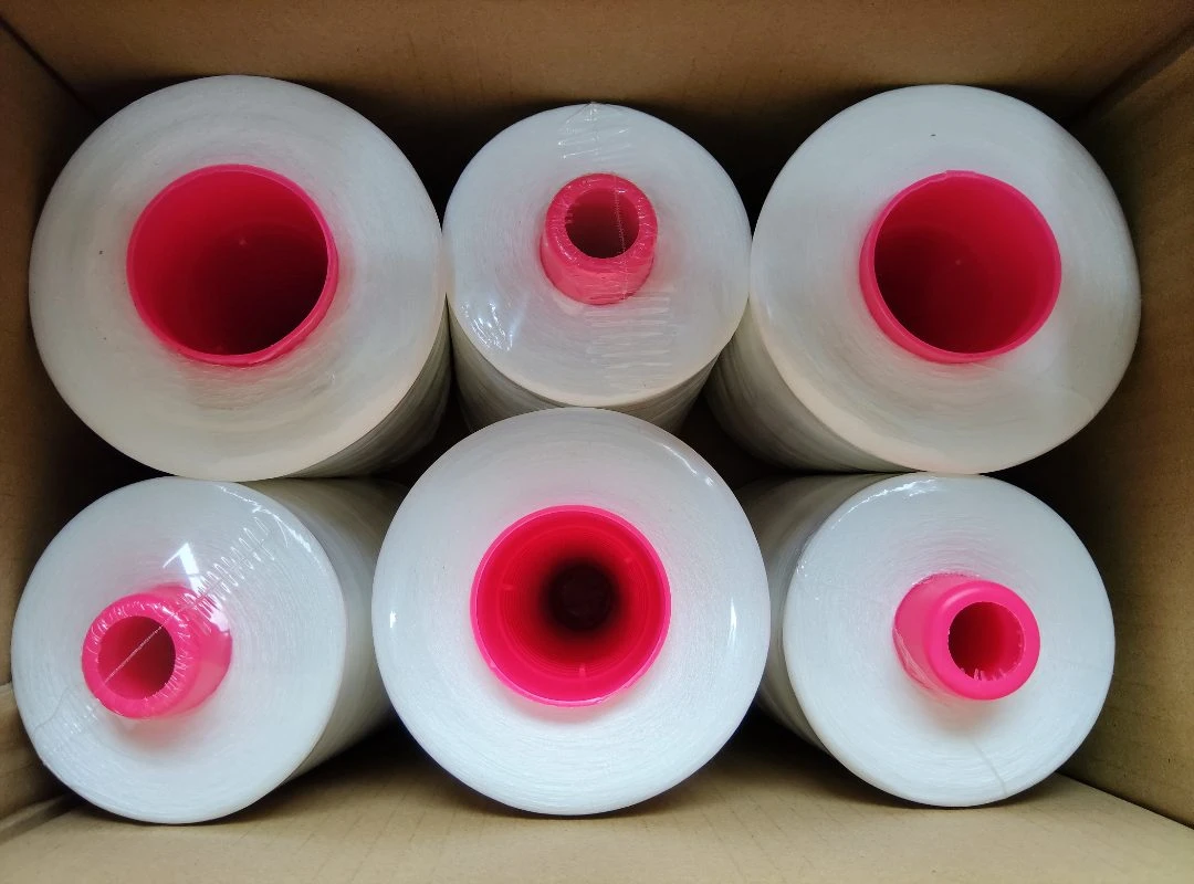 优质家用大卷缝纫线402规格白色高速缝纫机适用藤编包包diy材料包