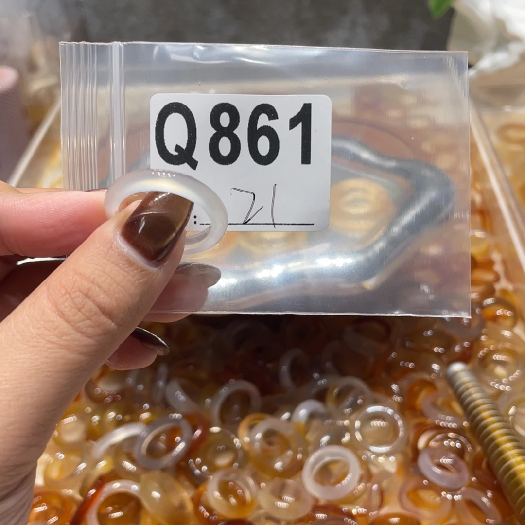 玛瑙/玉髓未镶嵌戒指861