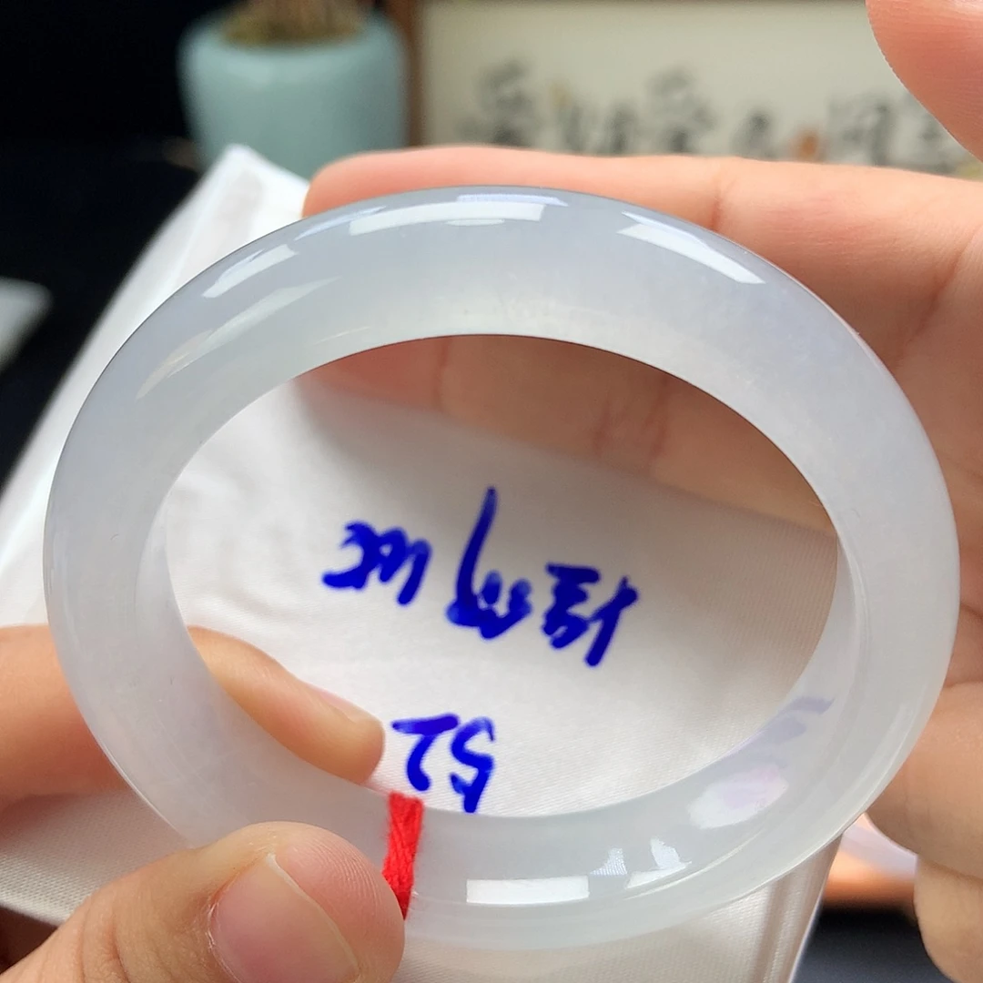 未镶嵌手镯翡翠66号白月光