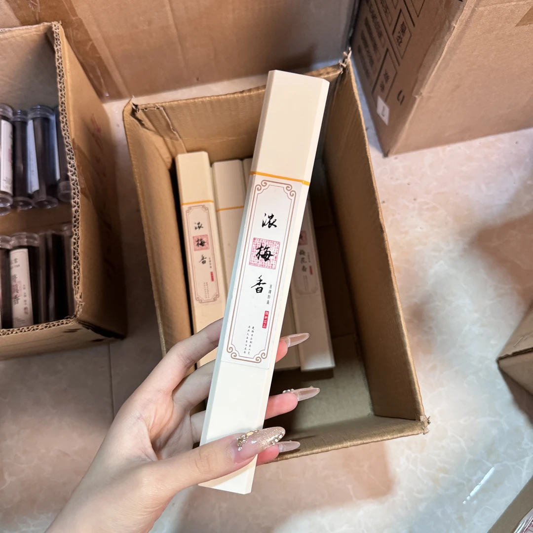 【三言】浓梅香21cm长线香50g*1罐