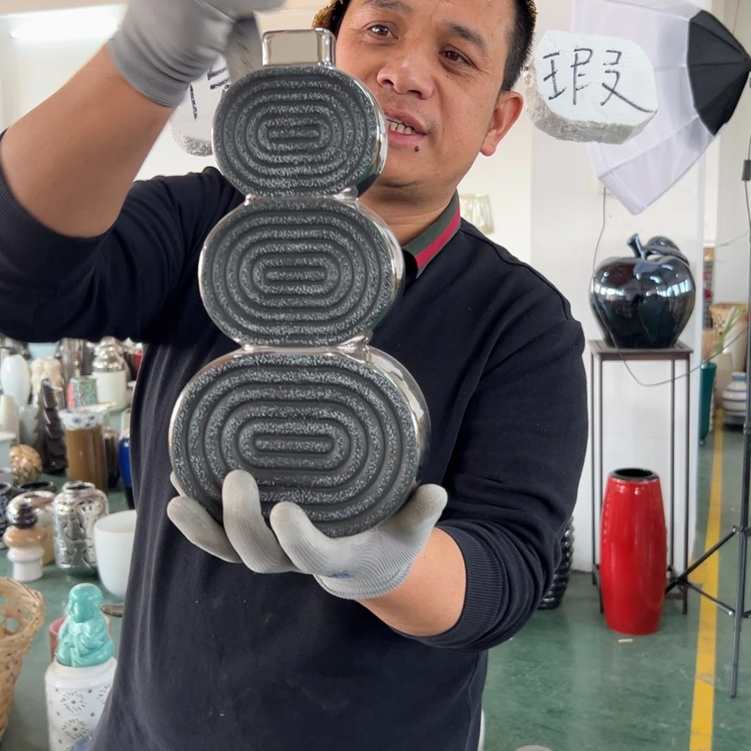 摆件43 号高中低温陶瓷瓶（部分微瑕）