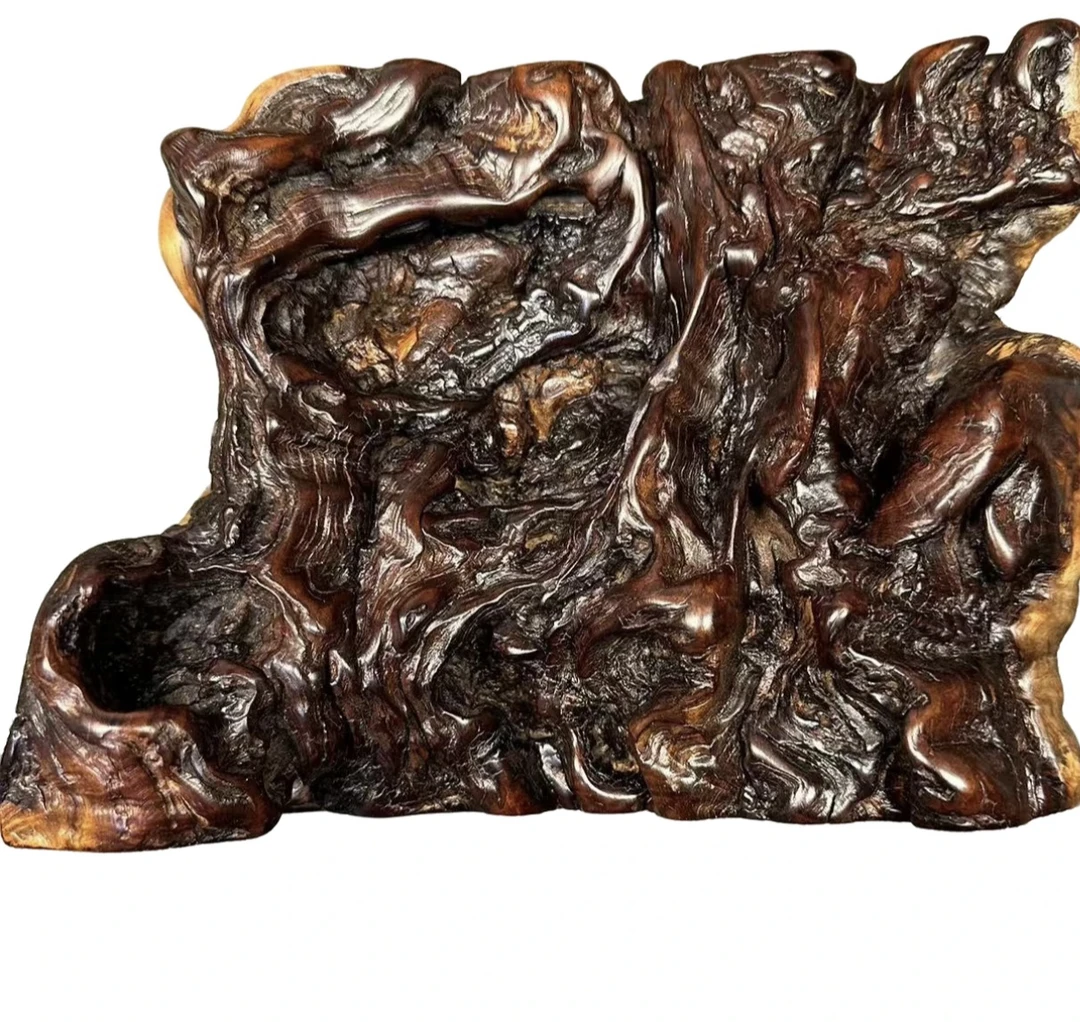 千年雷击老枣木精品手工木料摆件天然材质全手工精美家用创意大号