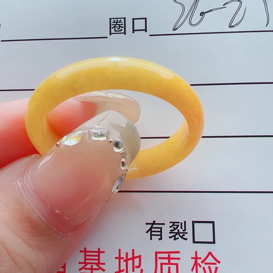 未镶嵌戒指翡翠成*戒圈
