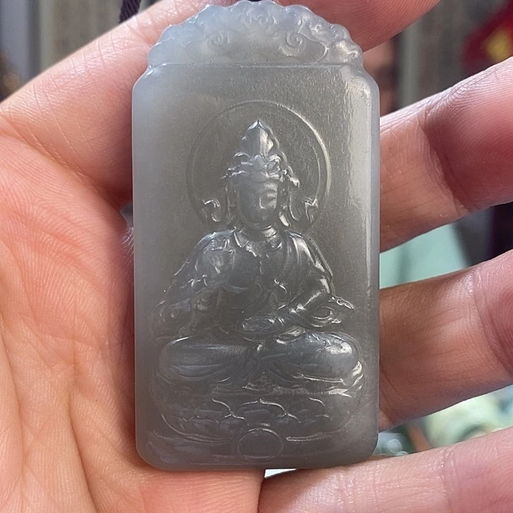 和田玉未镶嵌吊坠(不含链)