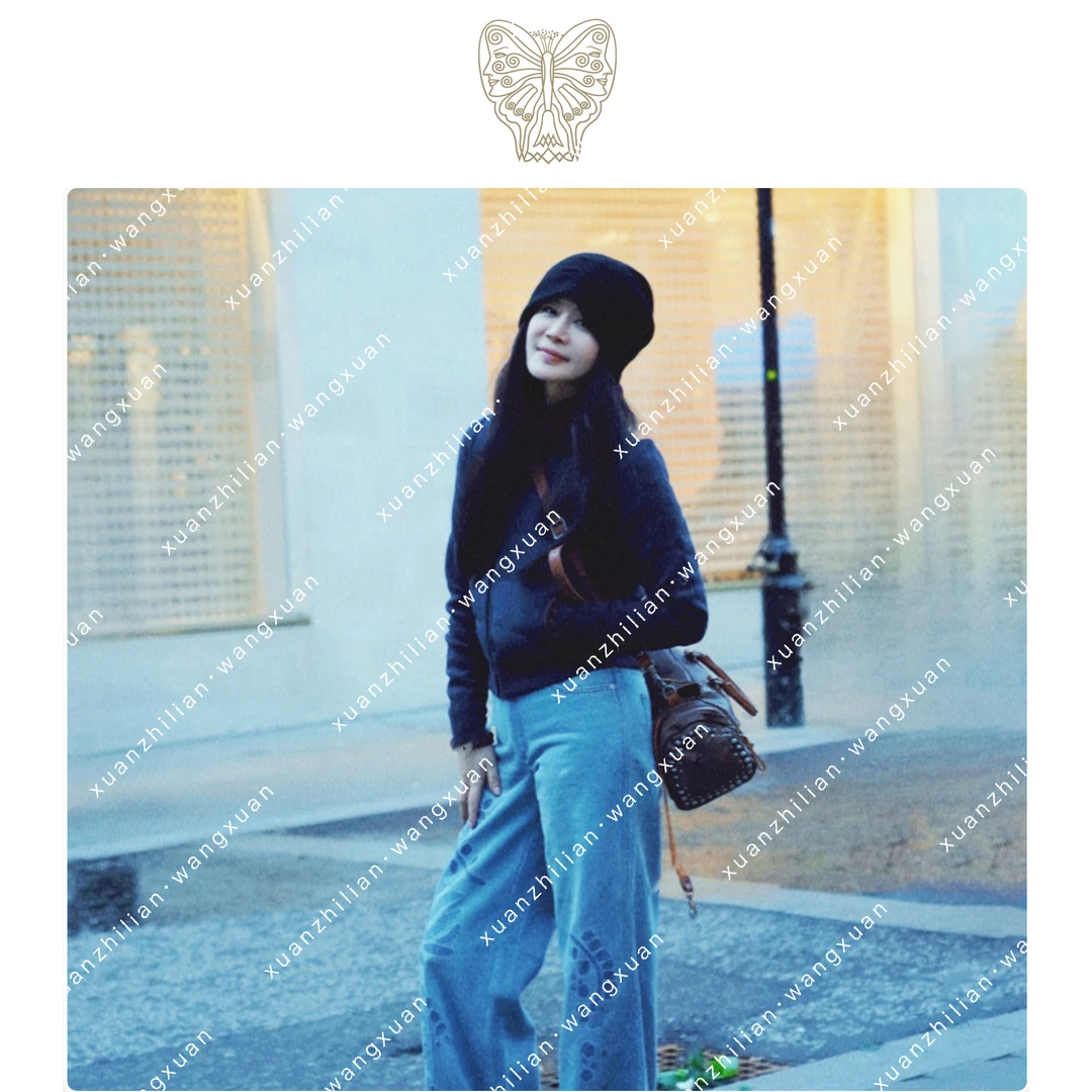 里斯本波尔图外套 针织时尚简约修身外套王璇原创设计