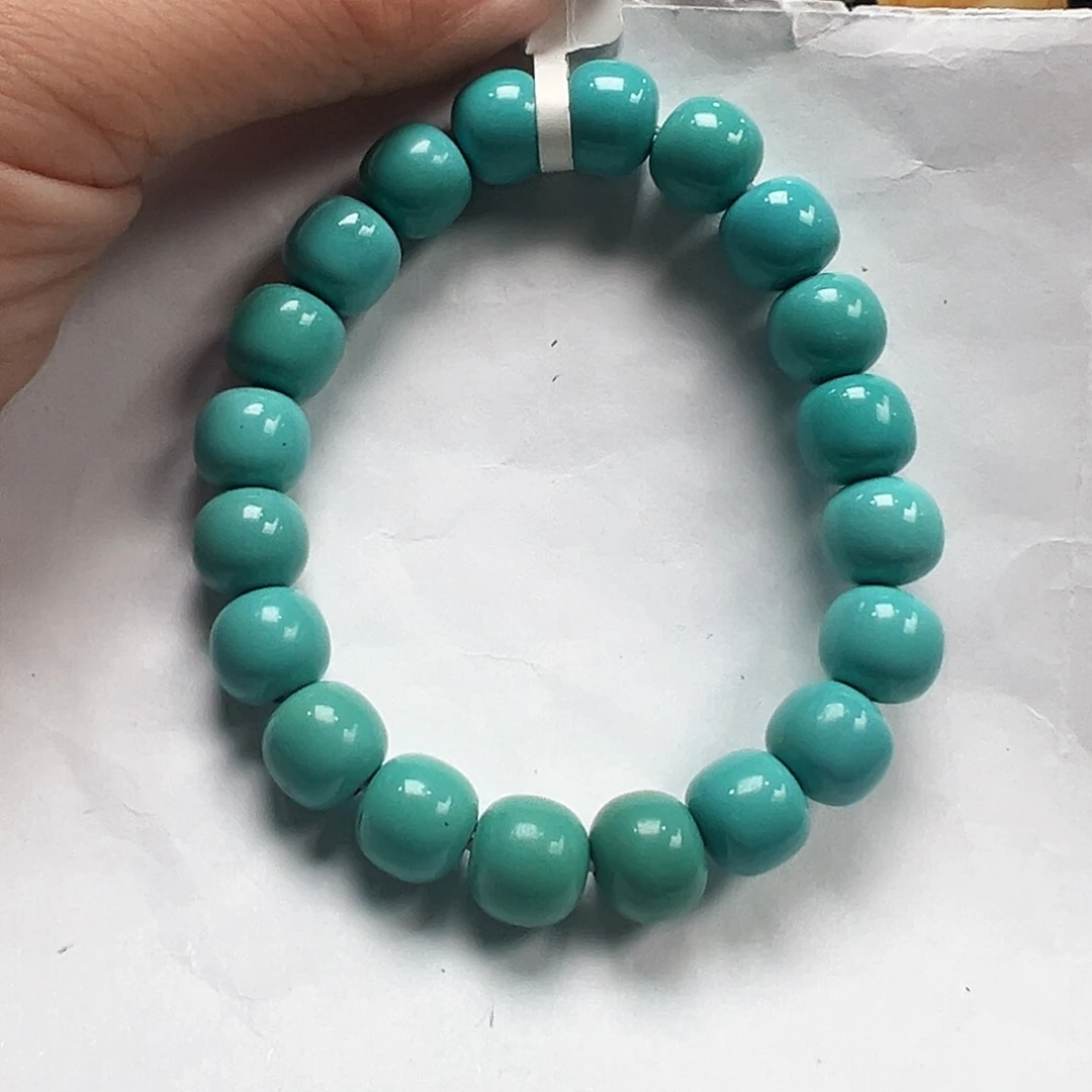 未镶嵌绿松石手串卡10➕