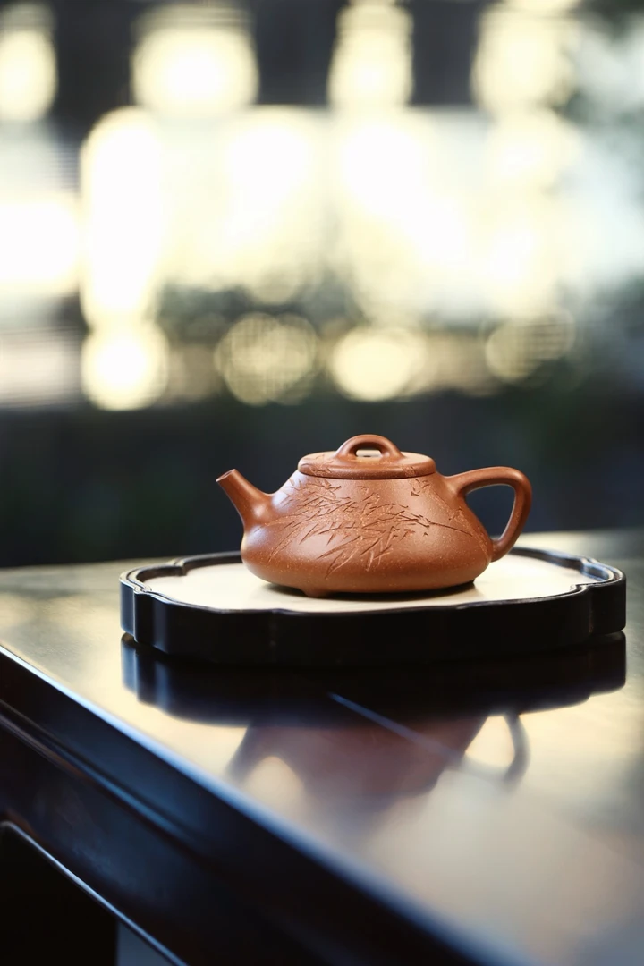 玉堂｜袁静《闲瓢》 原矿团泥150cc全手工