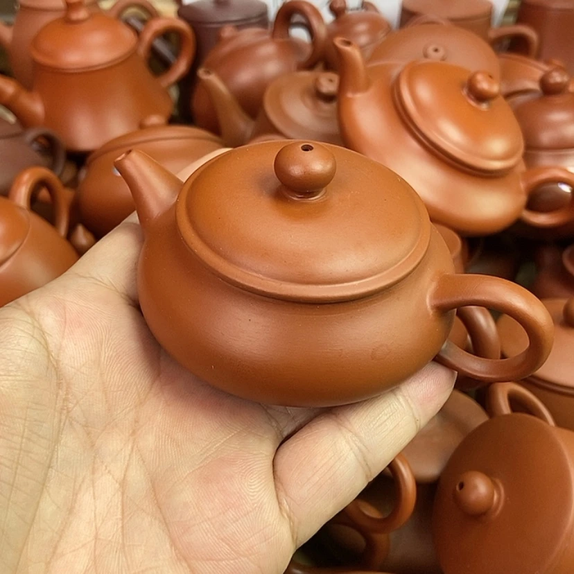 【闪购商品】茶壶朱泥80c c