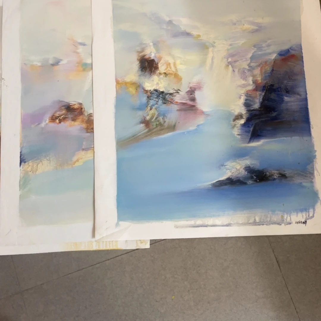 漫***曦油画油画作品入选作品5060