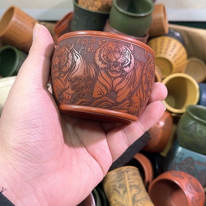 茶杯紫砂全手工紫砂主人杯