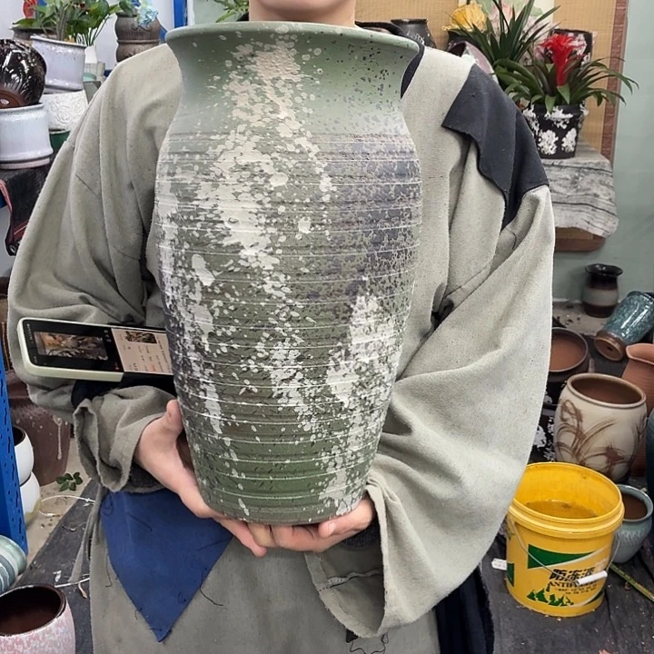 20×39 -粗陶花盆有孔-买买买