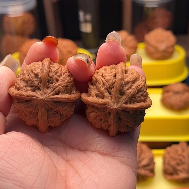 文玩核桃吊坠雨花石四棱 全品