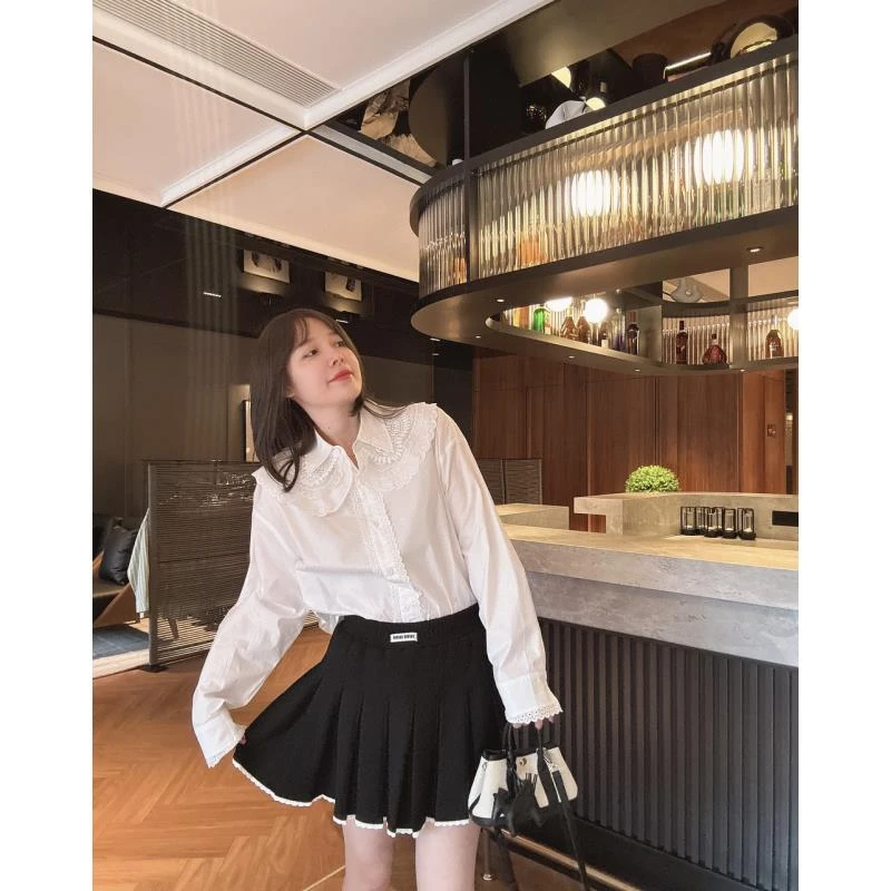 BETTER JOELAY-【阿楚姑娘】高端短裙百搭风简约时尚学院风Z1171