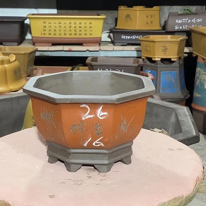 宜兴紫砂花盆花盆