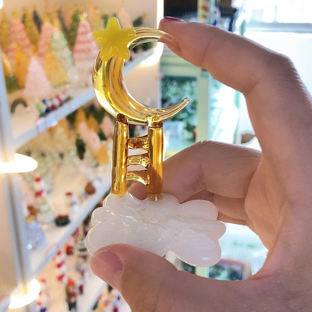琉璃手工艺品風*肆月亮梯子