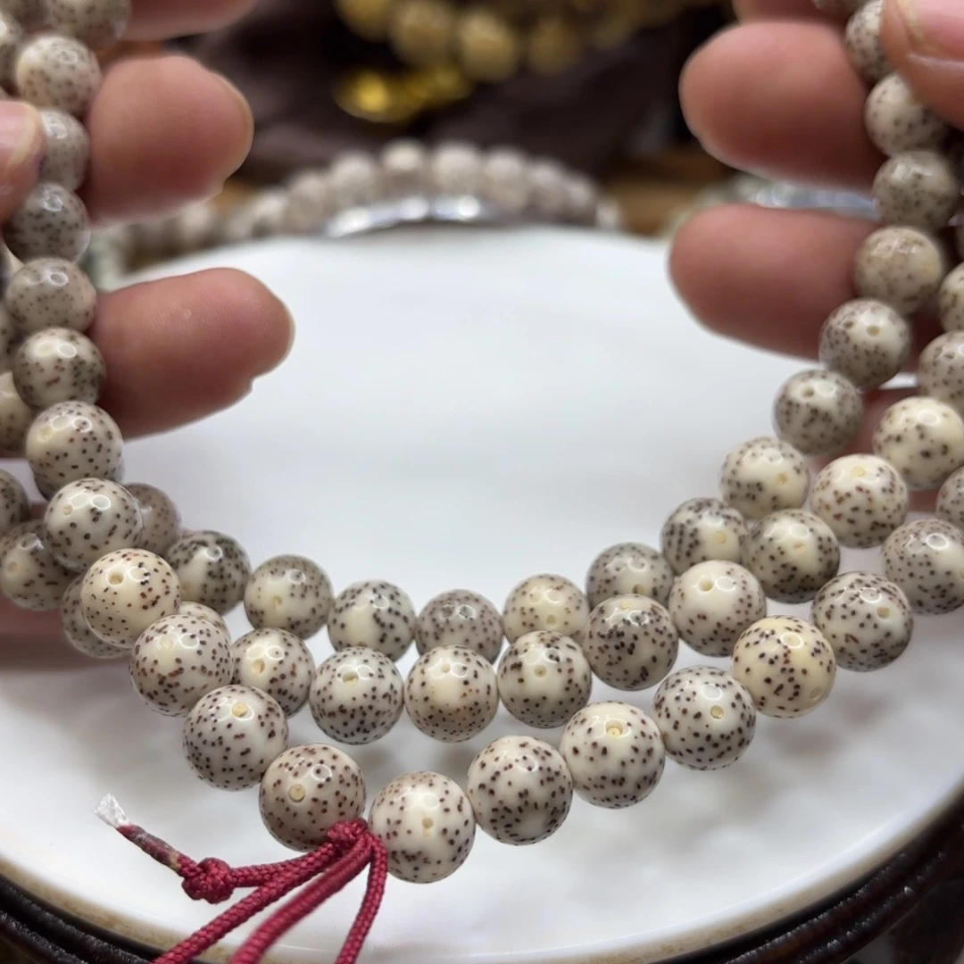 星月菩提手串9灰冰