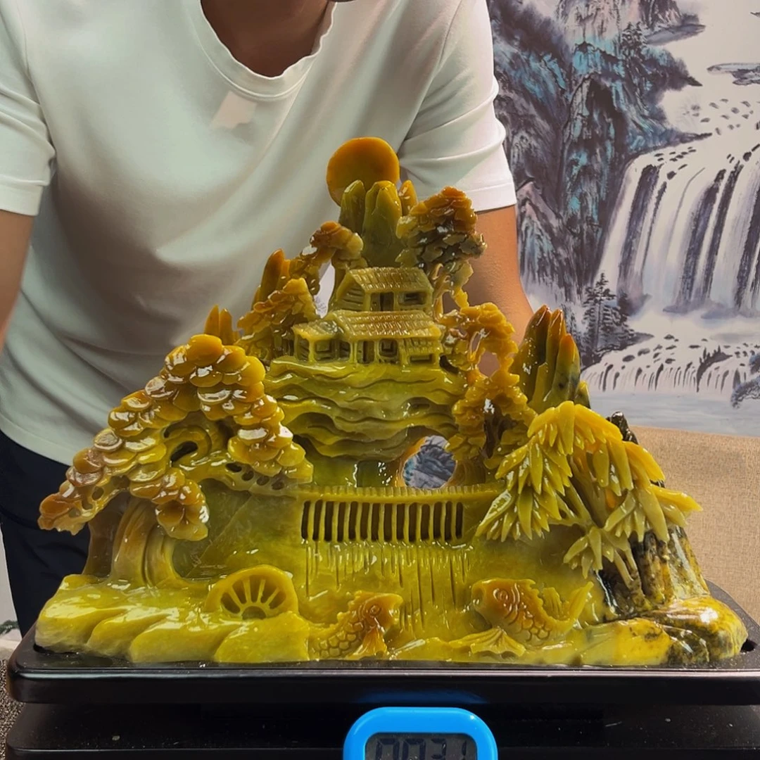 步***赢玉玉摆件多色带底座