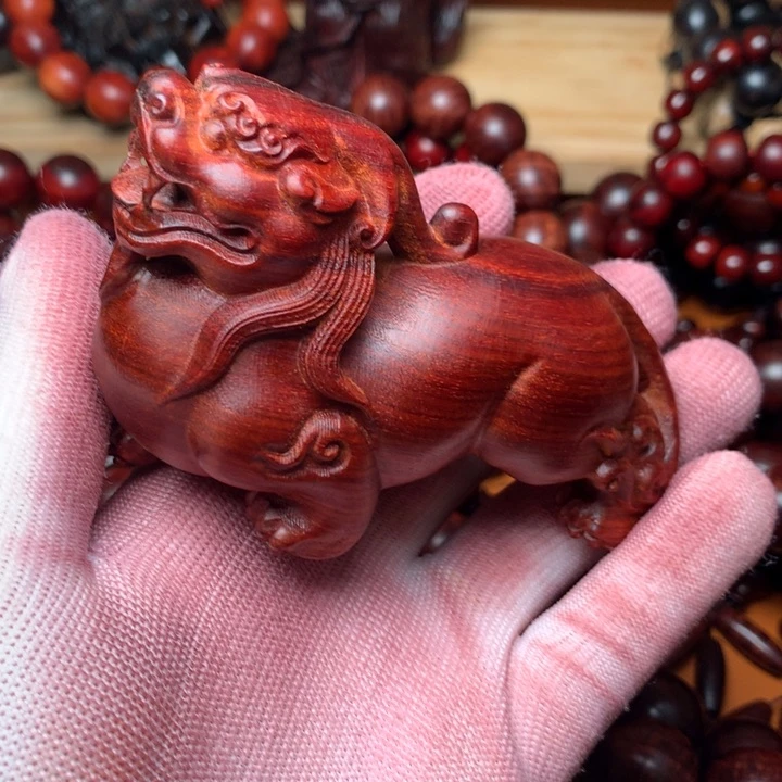 木曾**美高品质血檀汉代貔貅