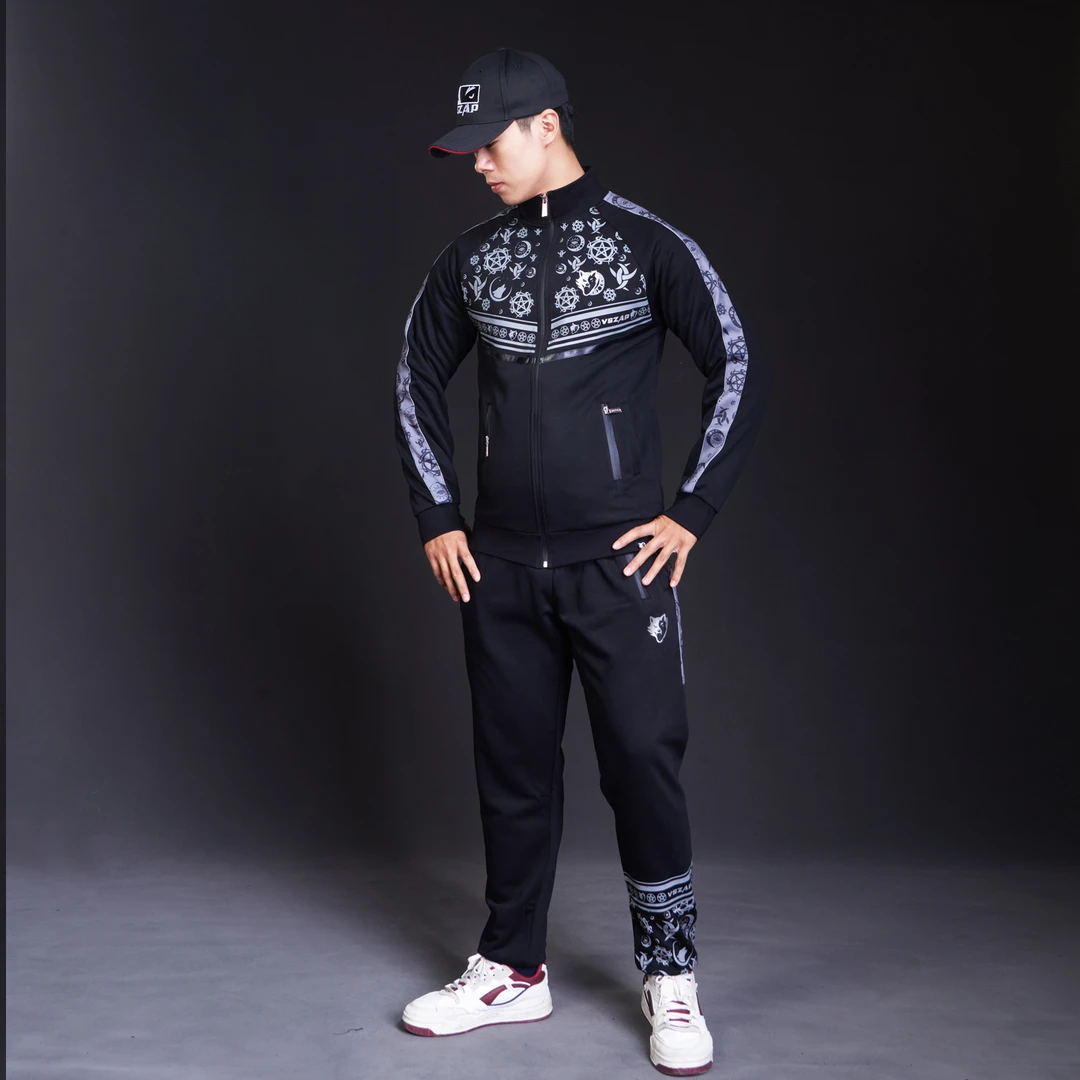 VSZAP运动搏击训练服泰狼魂夹克外套立领UFC棉格斗健身衣