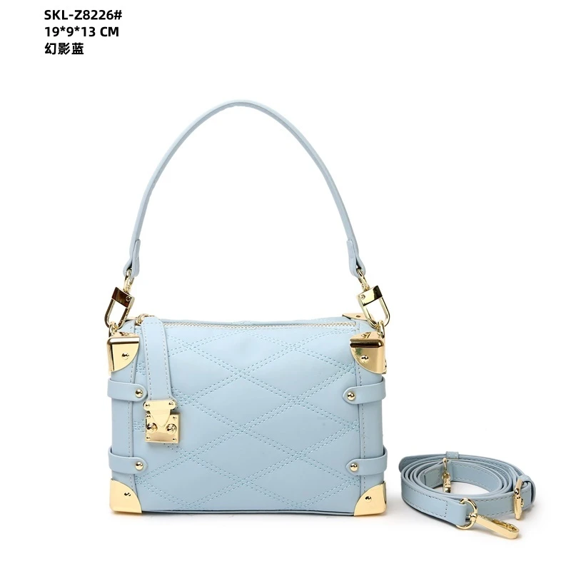 佑一【RAIN.CUN】SKL-8226-幻影蓝轻奢时尚百搭气质女包
