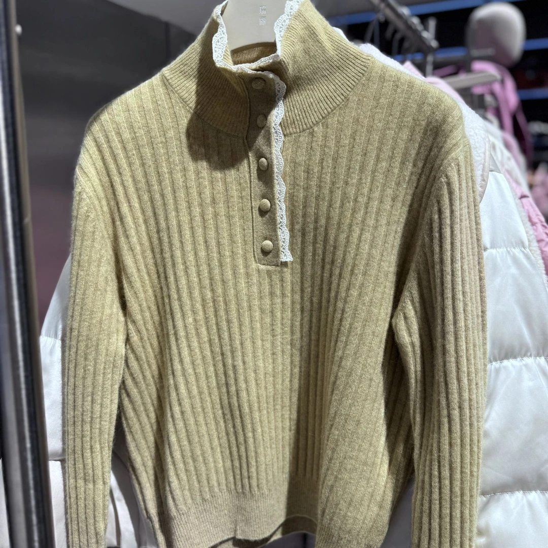 毛针织衫长袖立领冬季加厚衫打底衫翻领时尚秋冬6889