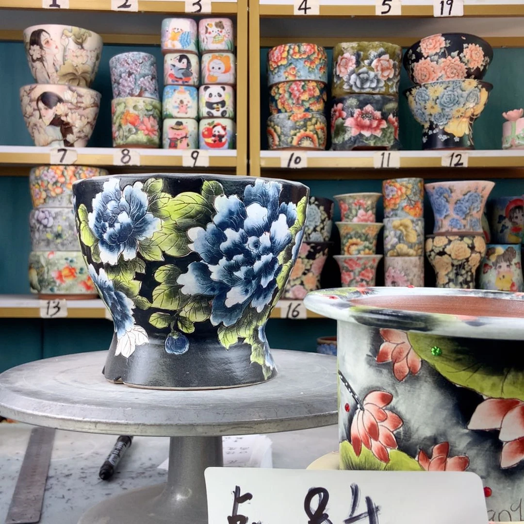 罐景德镇手工瑕疵322