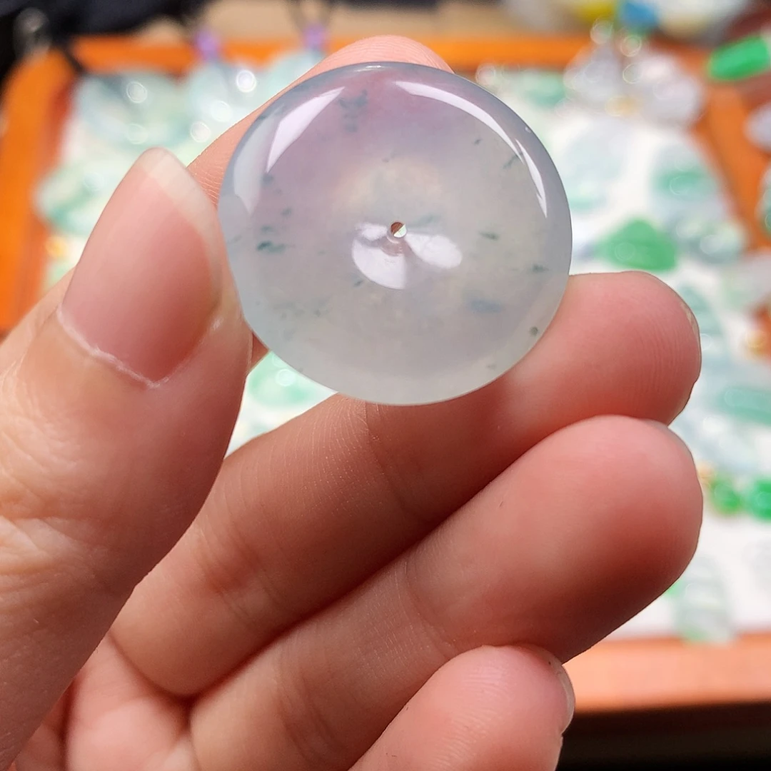 吊坠(不含链)未镶嵌翡翠平安扣