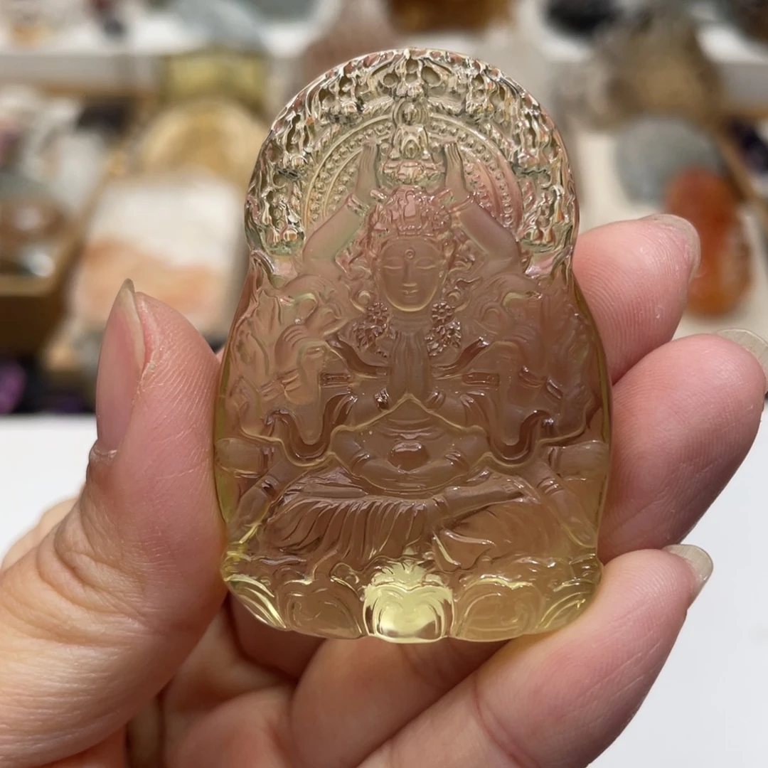 水晶颈饰未镶嵌定制