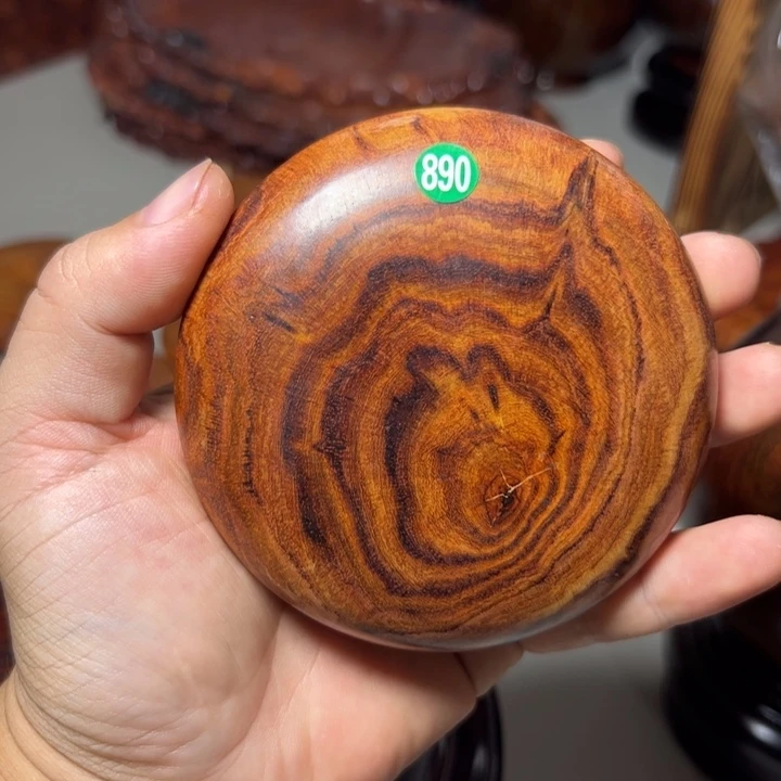 用***4黄花梨/降香黄檀掌中宝摆件