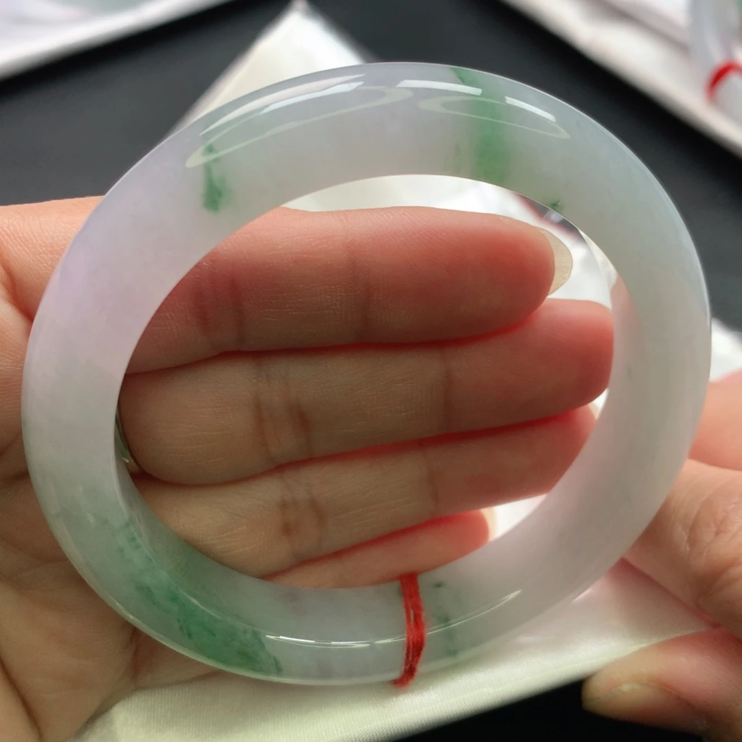 翡翠手镯未镶嵌缅甸58.59