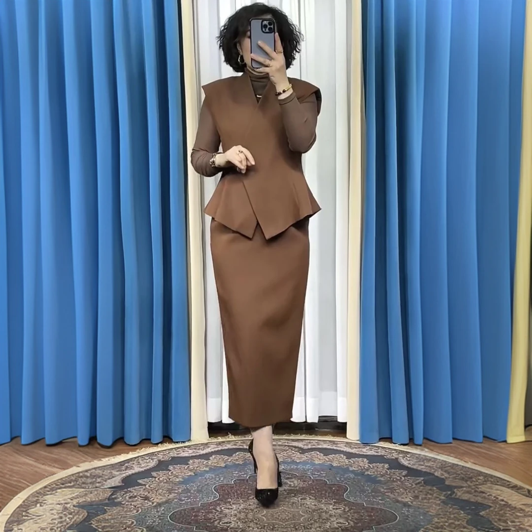 新款时尚网红大码女装套装