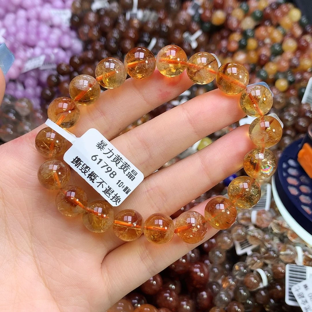水晶手链未镶嵌，