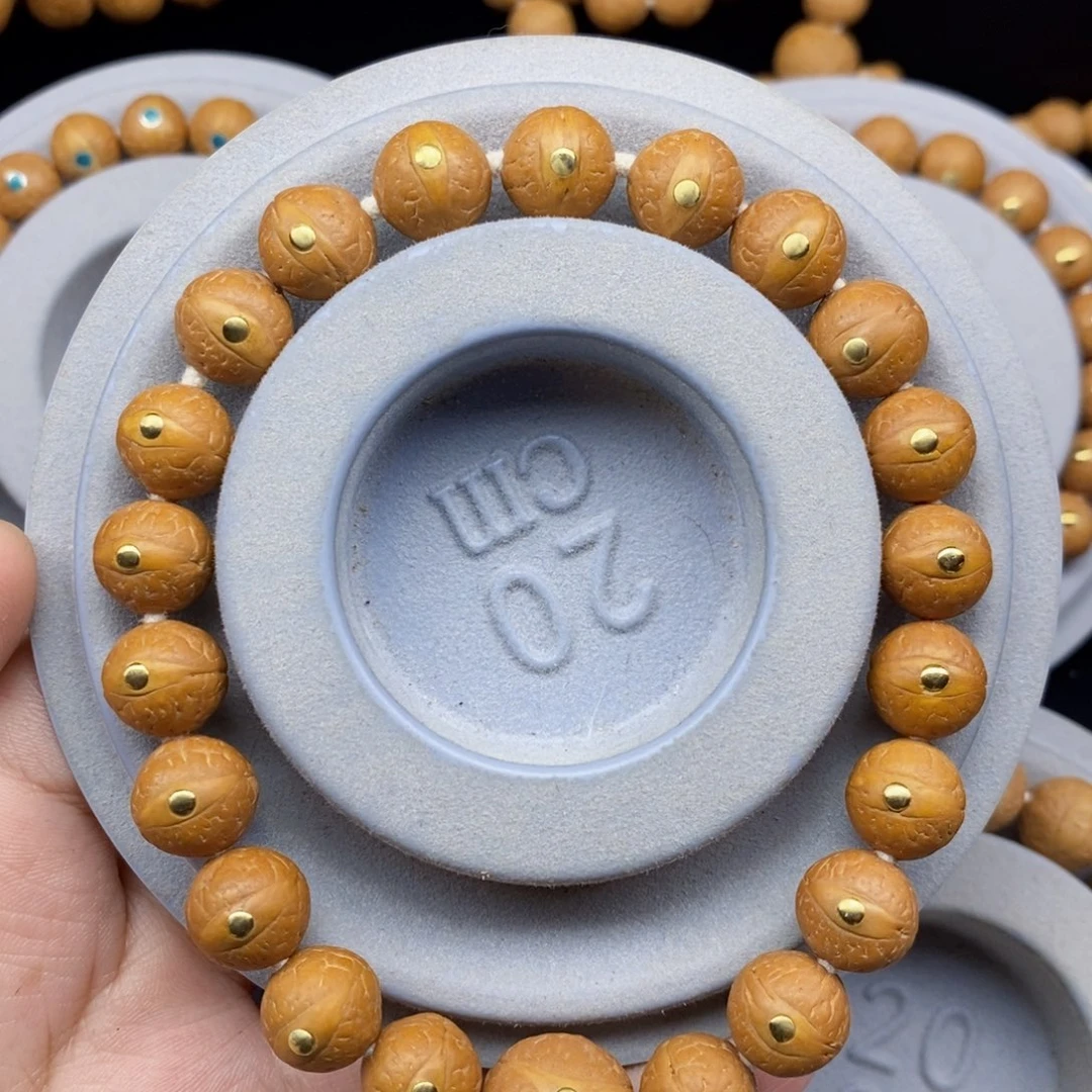 手串凤眼菩提11.5+新籽铜