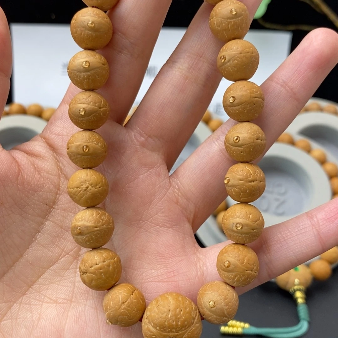 凤眼菩提吊坠12手串