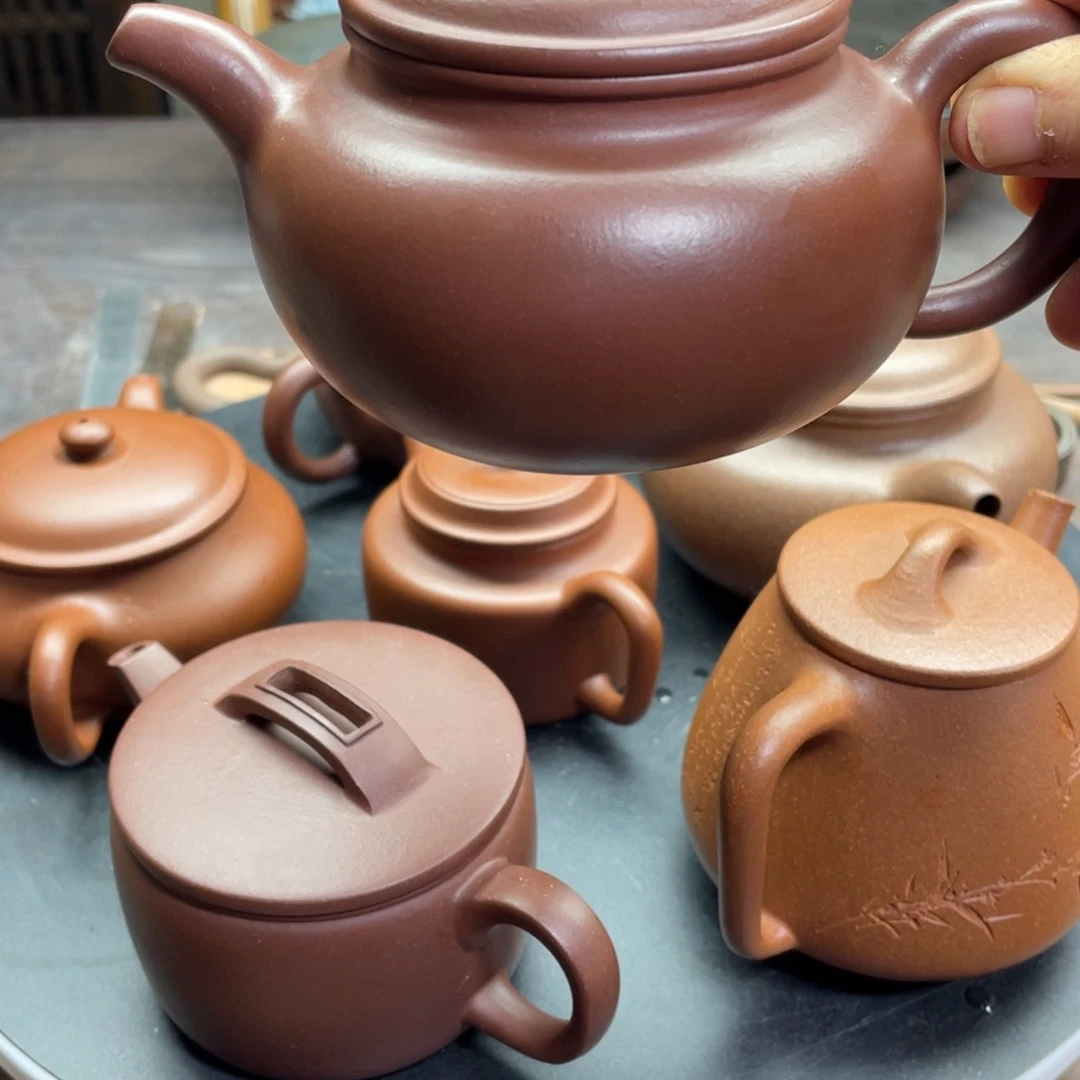 底槽青茶壶雅*仿古壶，底槽清泥